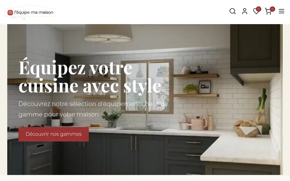 Screenshot of jequipemamaison.com