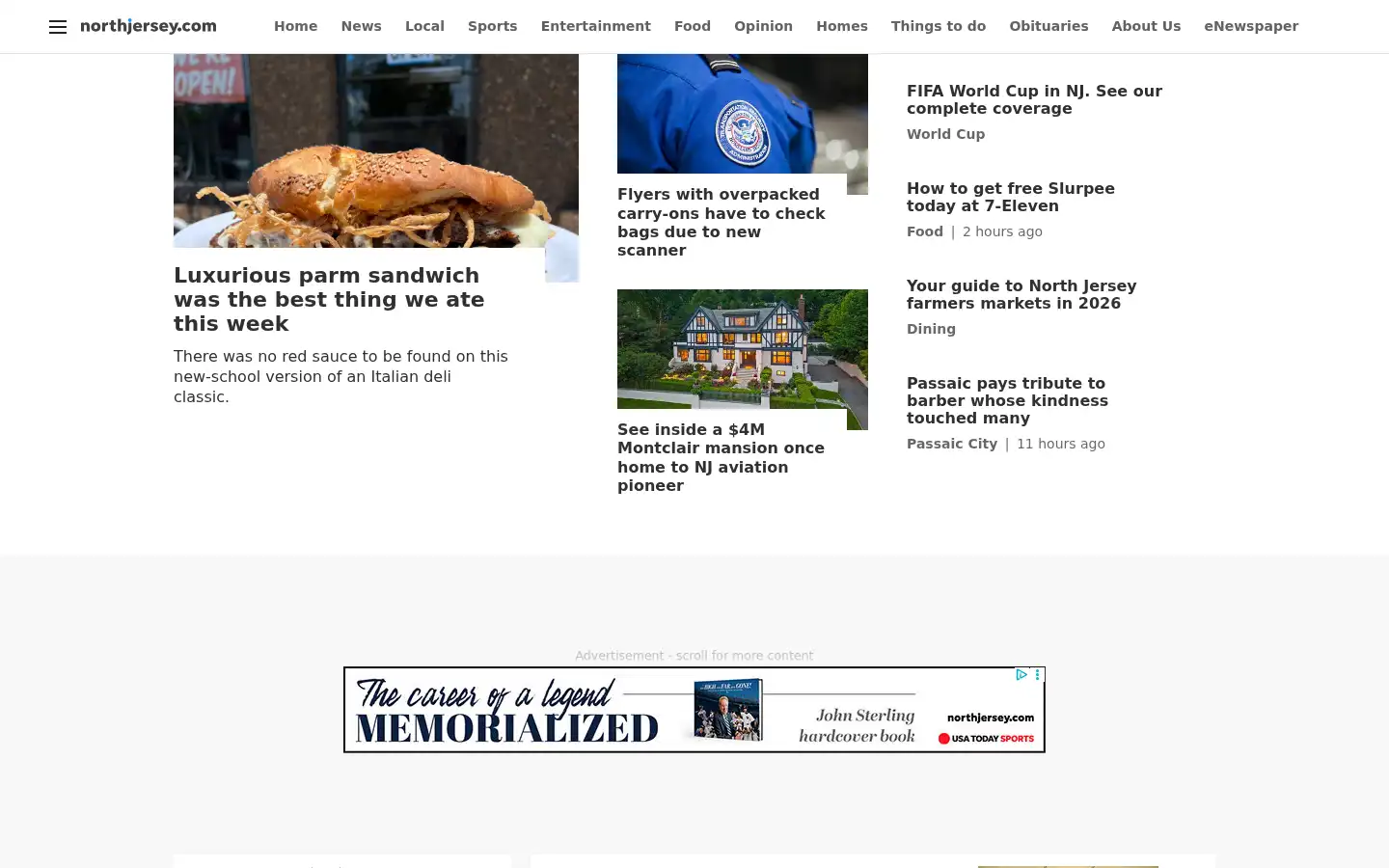 Screenshot of jerseysports.com