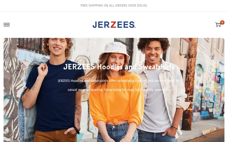 Screenshot of jerzeespolos.com