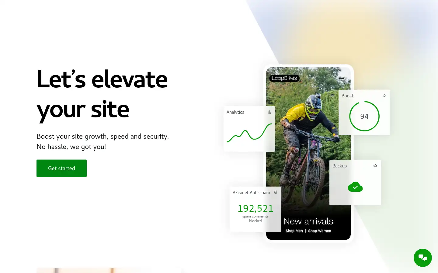 Screenshot of jetpack.com