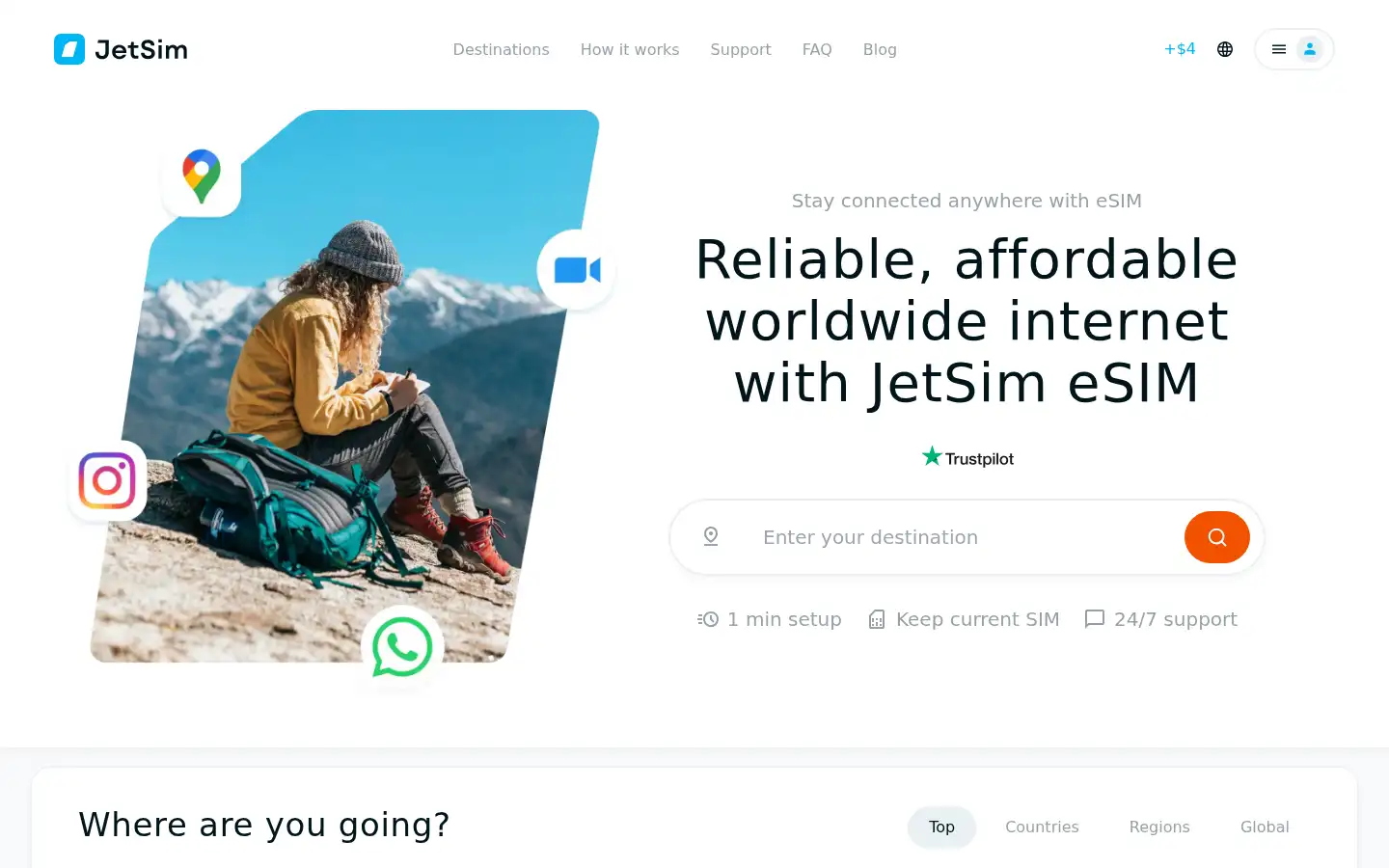 Screenshot of jetsim.app