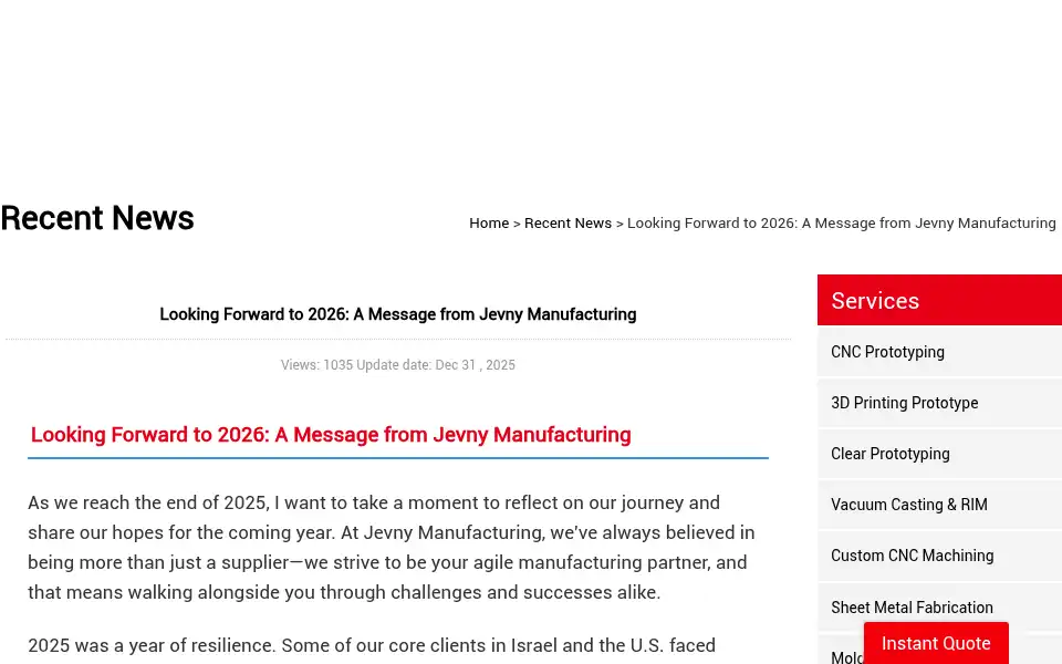 Screenshot of jevny.com
