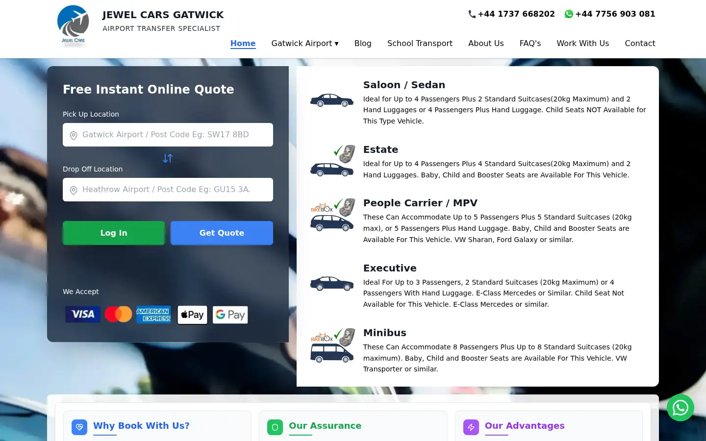 Screenshot of jewelcars.co.uk