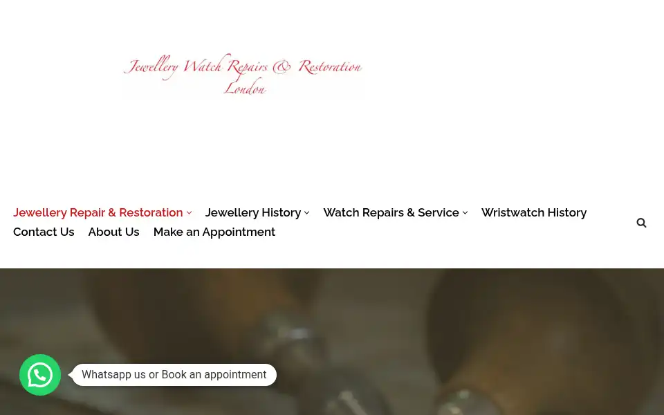 Screenshot of jewellerywatchrepairsandrestoration-london.co.uk