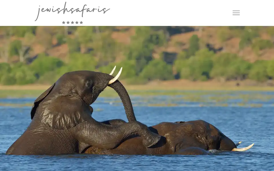 Screenshot of jewishsafaris.com
