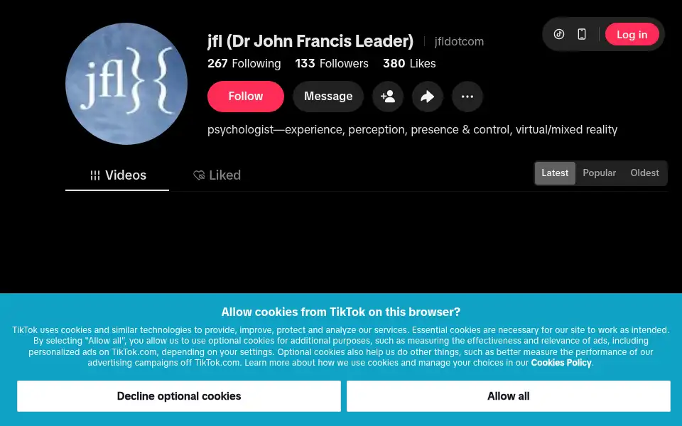 Screenshot of jfl.com
