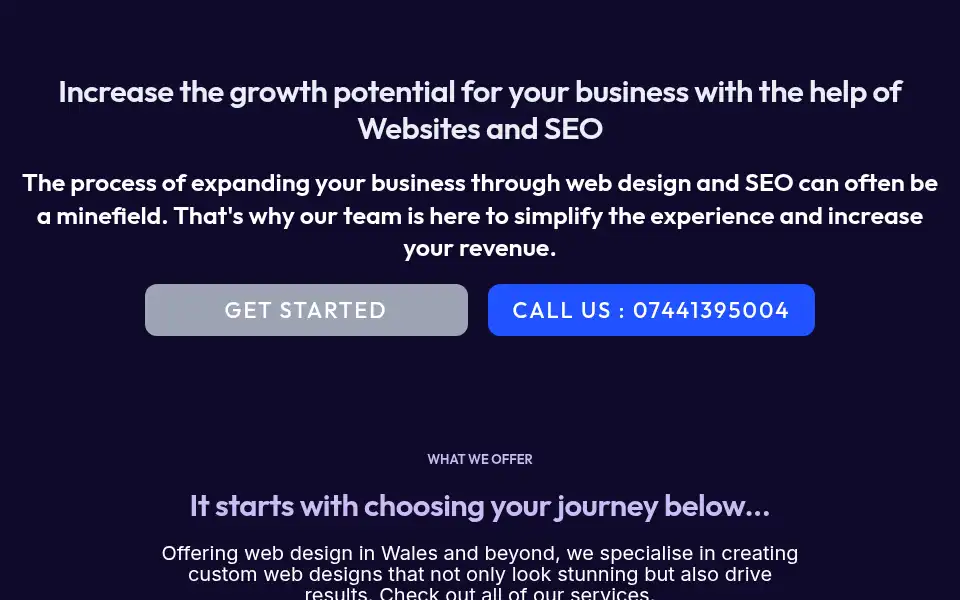 Screenshot of jfwebdesign.co.uk