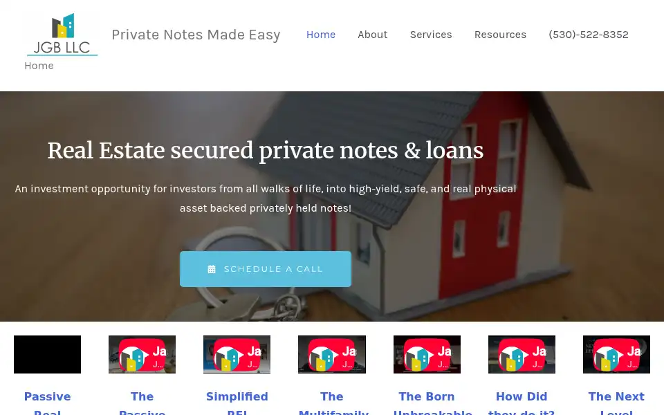 Screenshot of jgbllcre.com