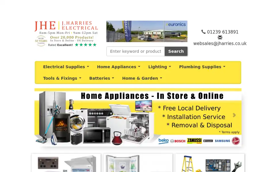 Screenshot of jharries.co.uk