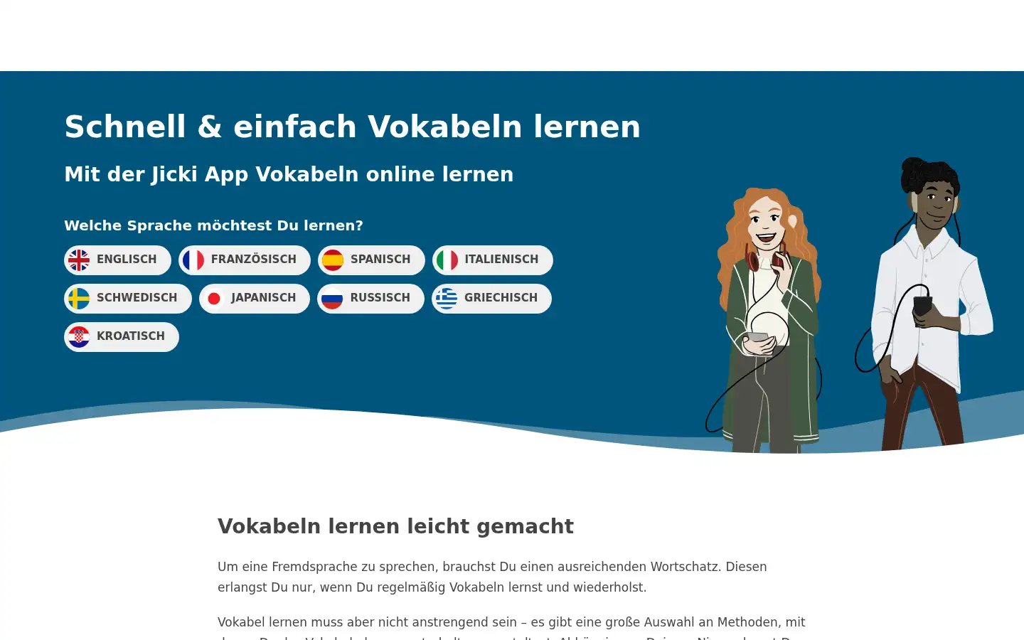 Screenshot of jicki.de