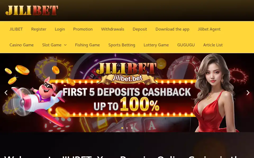 Screenshot of jilibet.bet