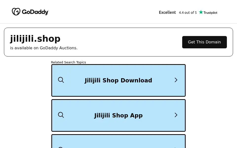 Screenshot of jilijili.shop