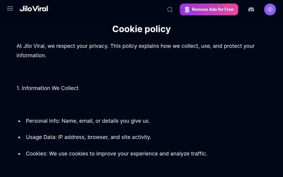 Screenshot of jiloviral.com
