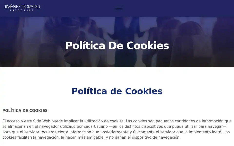 Screenshot of jimenezdorado.com
