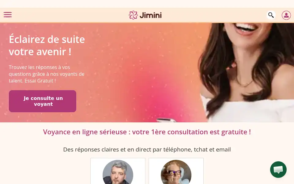 Screenshot of jimini.fr