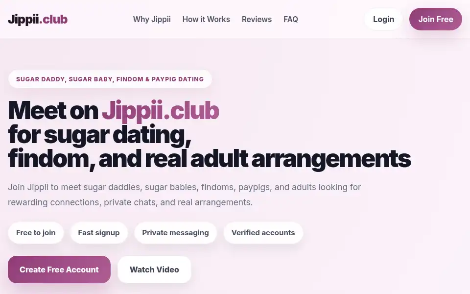 Screenshot of jippii.club