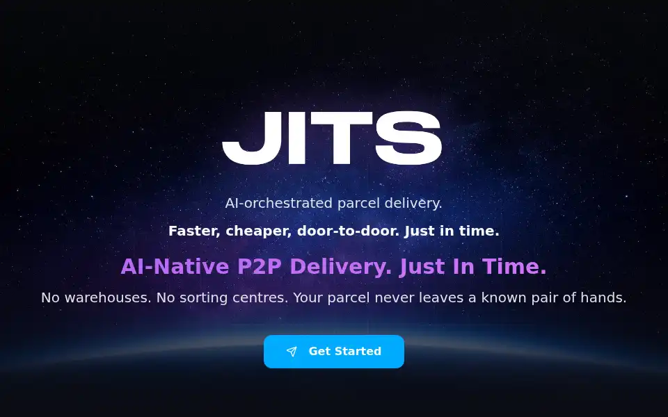 Screenshot of jits.to