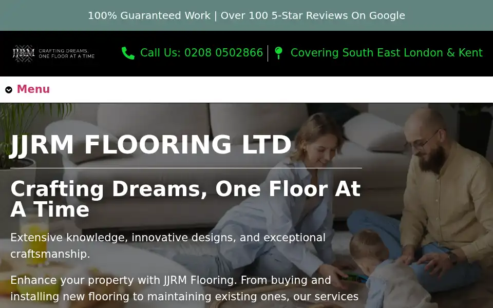 Screenshot of jjrmflooringltd.co.uk