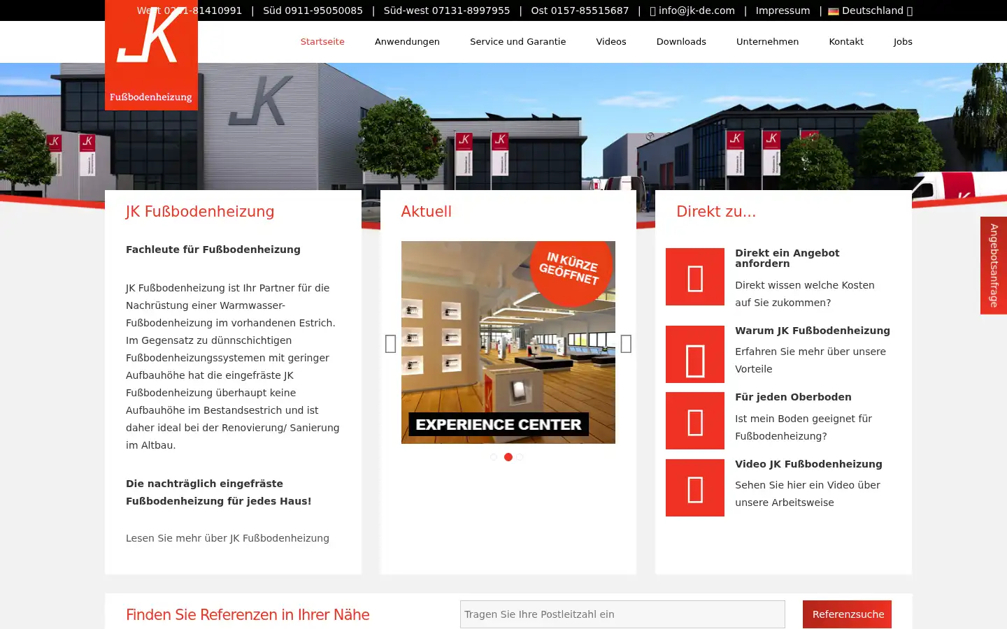 Screenshot of jk-de.com