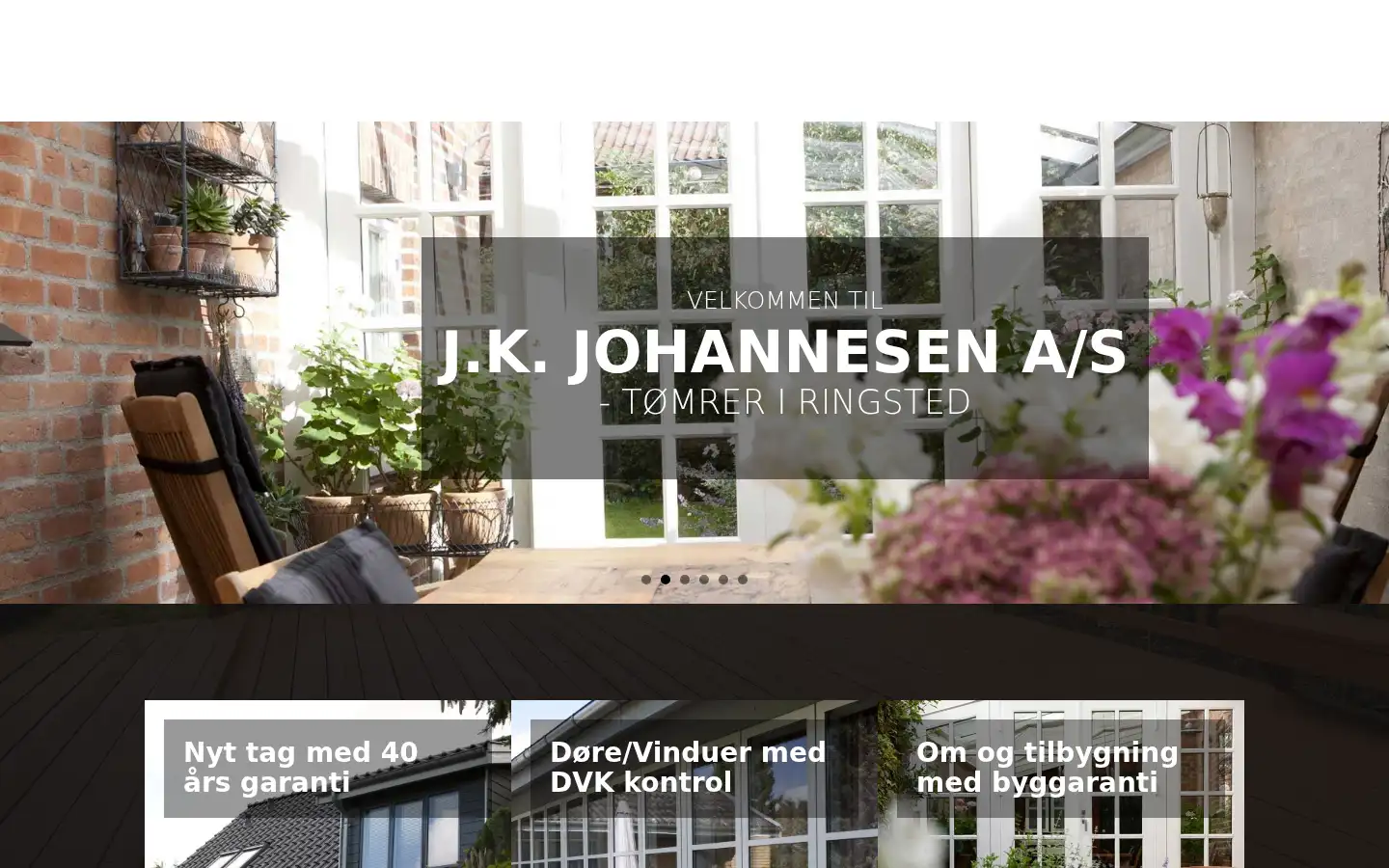 Screenshot of jkjohannesen.dk