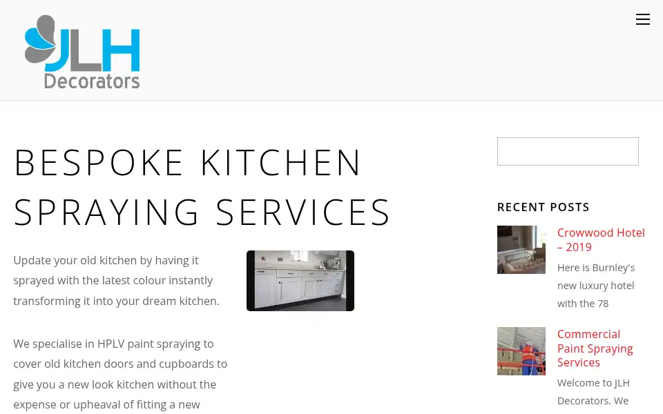 Screenshot of jlhdecorators.co.uk
