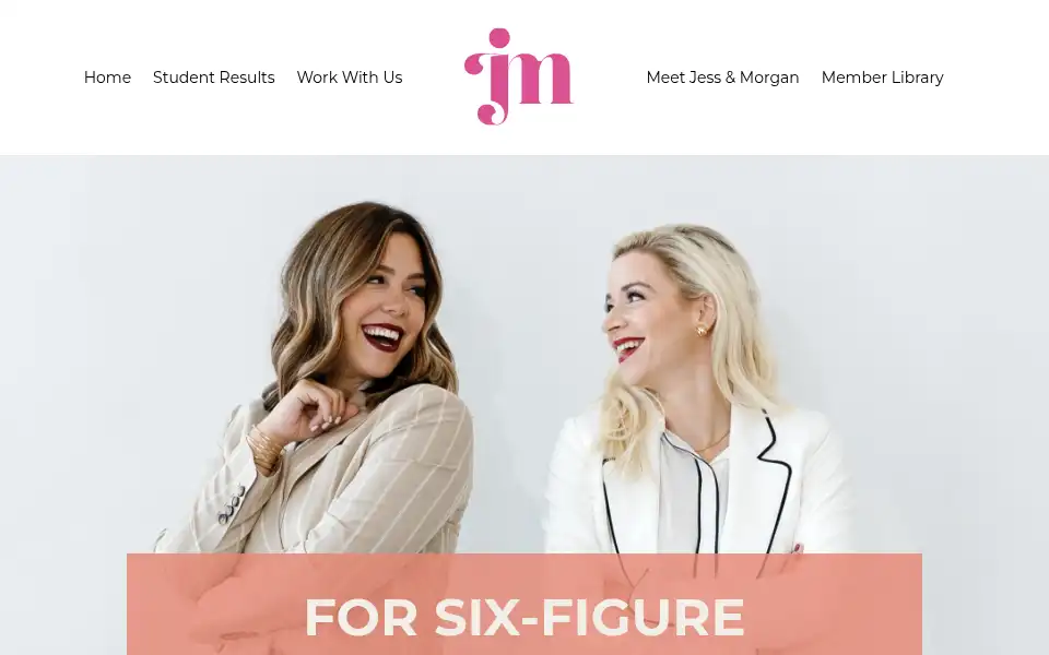 Screenshot of jmbizcoach.com