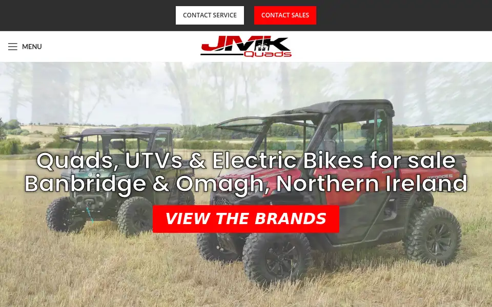 Screenshot of jmkquads.com