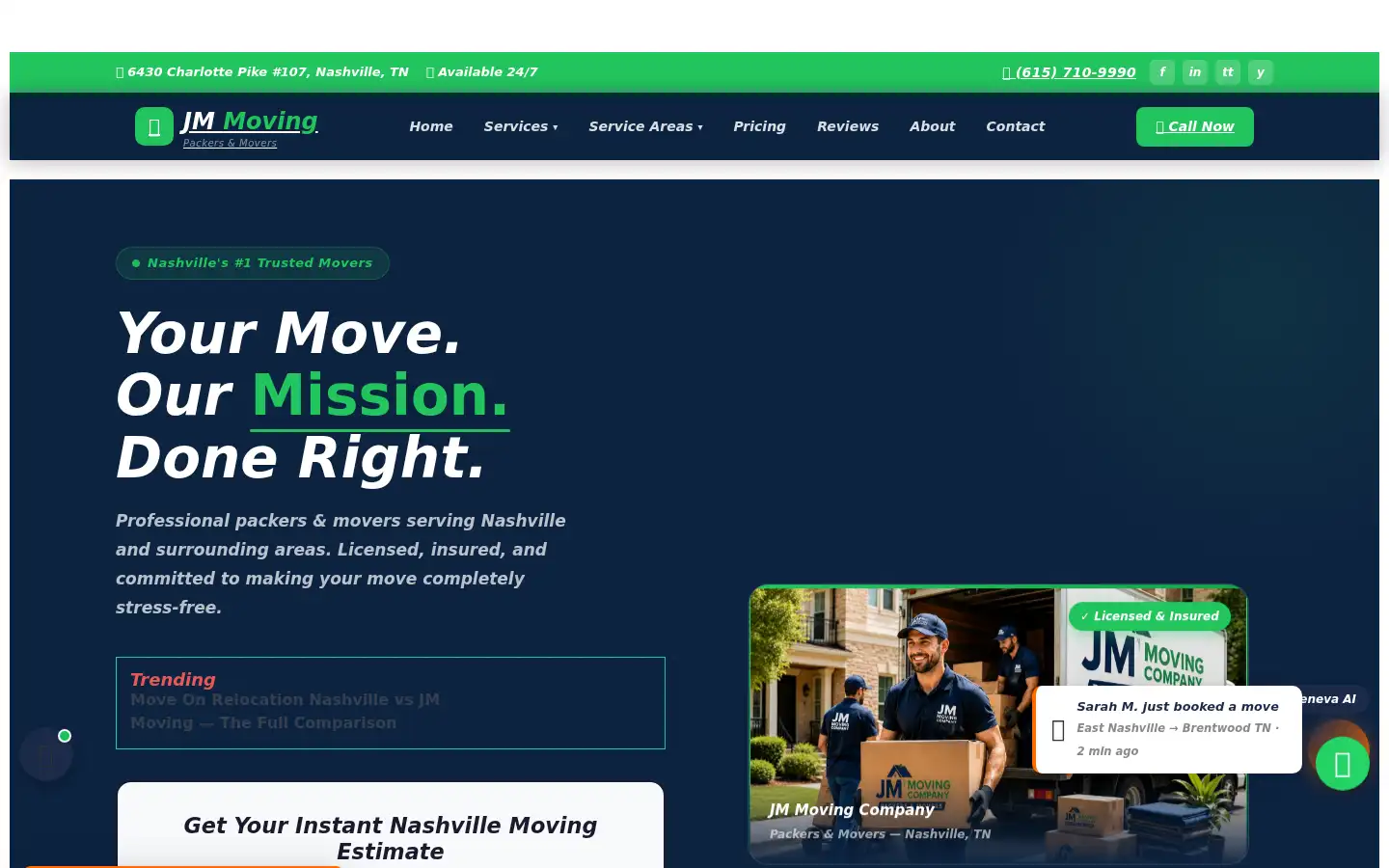 Screenshot of jmmoving.store