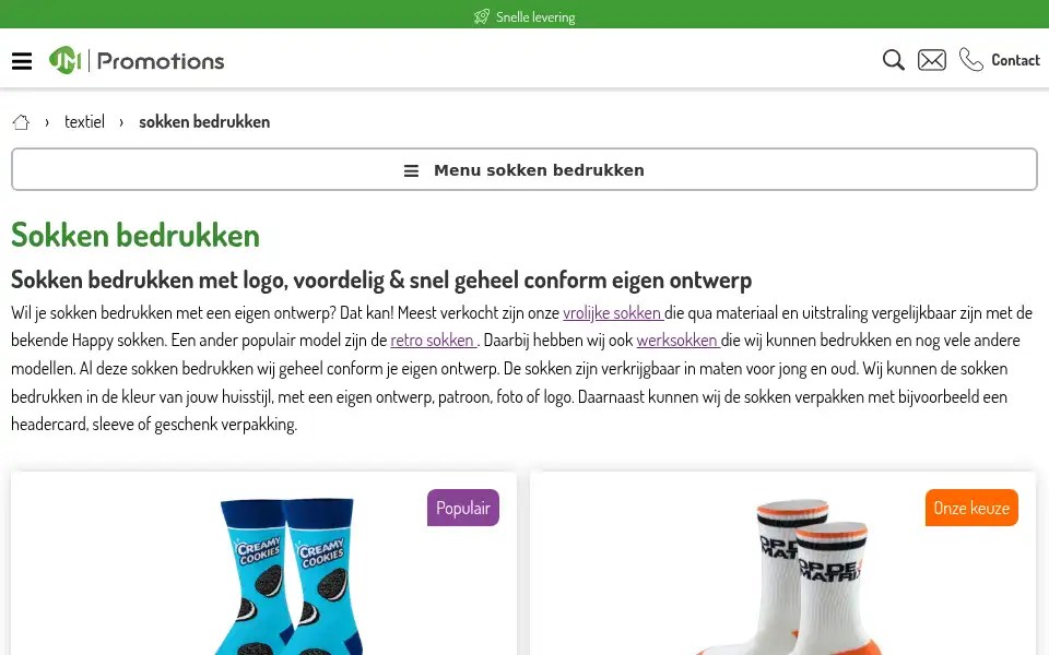 Screenshot of jmpromotions.nl