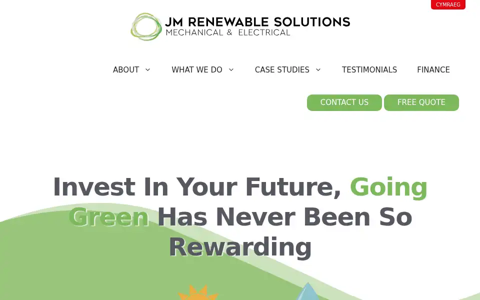 Screenshot of jmrenewables.co.uk