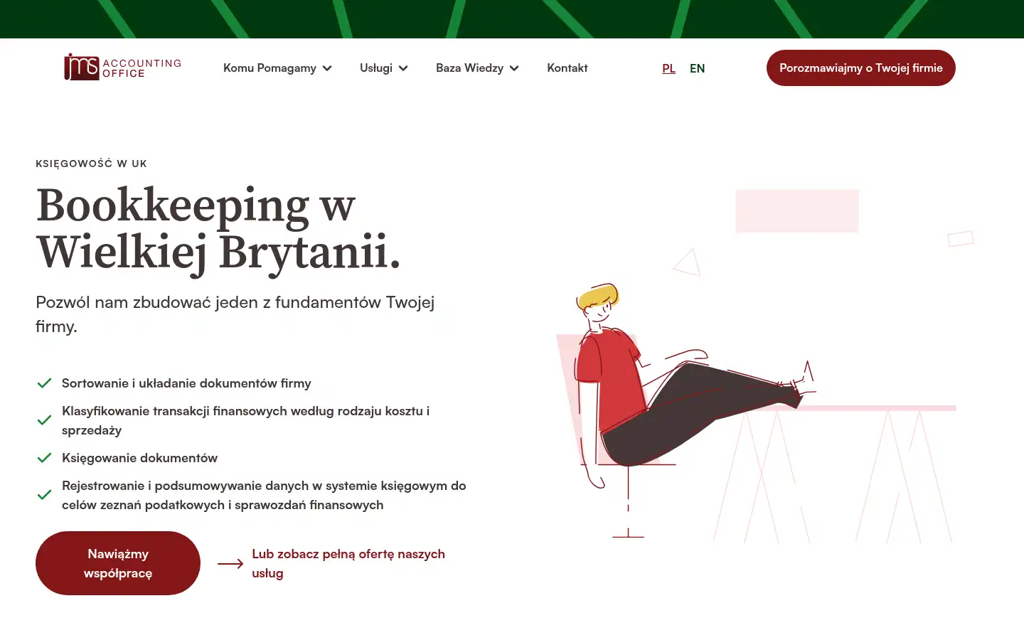 Screenshot of jmsaccounting.co.uk