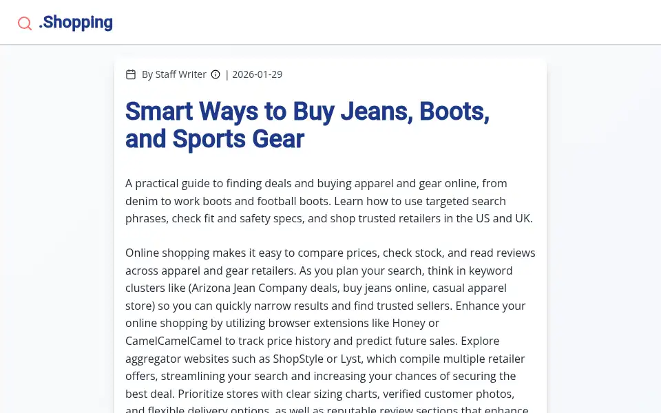 Screenshot of jncojeans.com