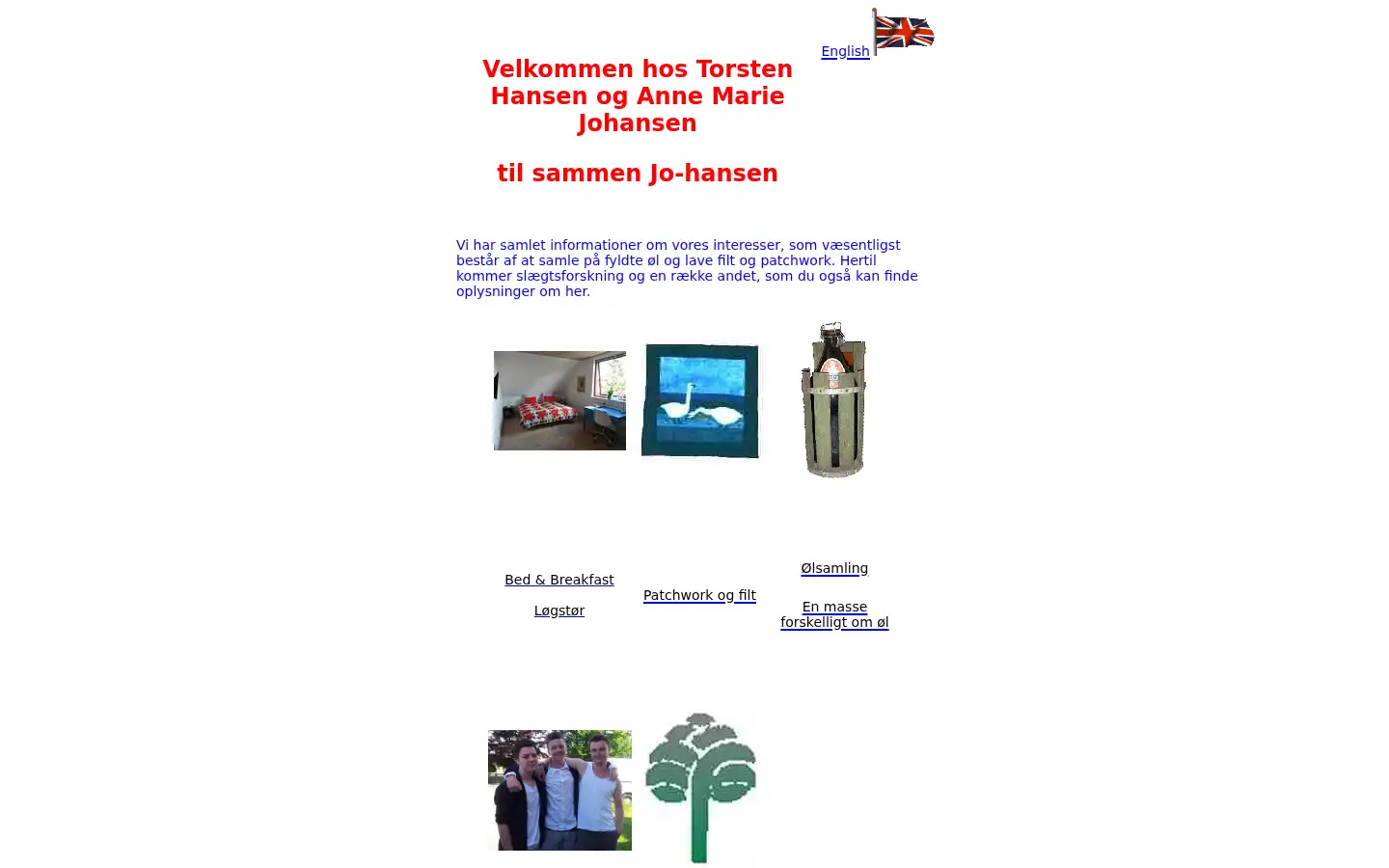 Screenshot of jo-hansen.dk