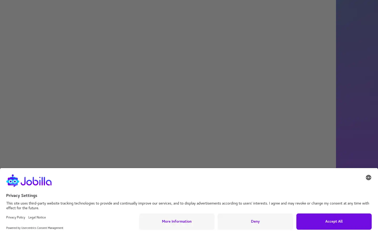 Screenshot of jobilla.com