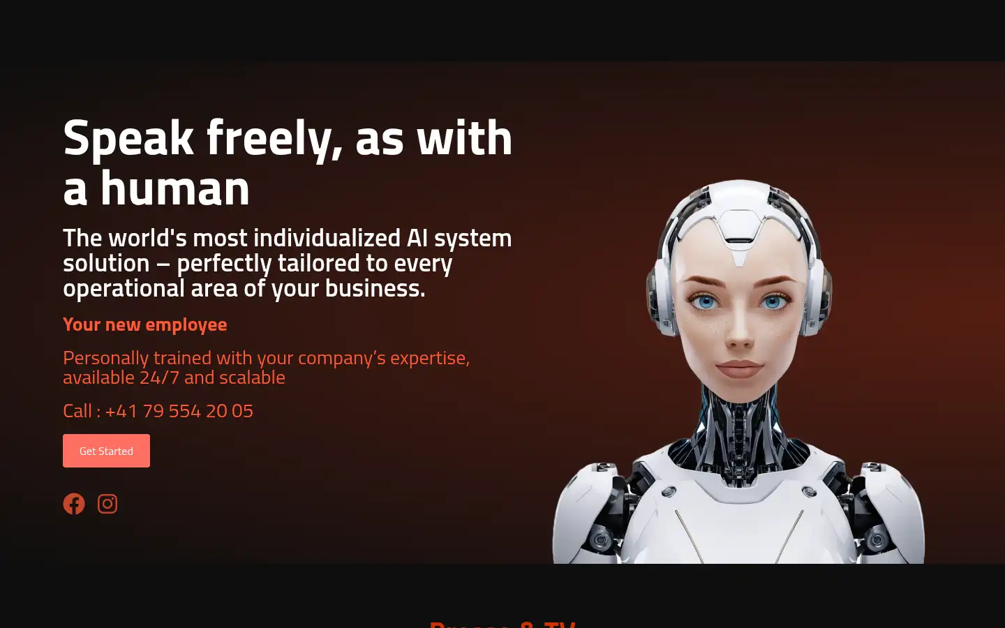 Screenshot of jobotic-systems.ai