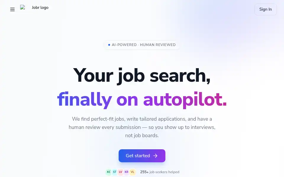 Screenshot of jobr.pro