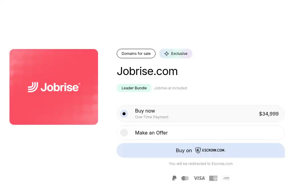 Screenshot of jobrise.com