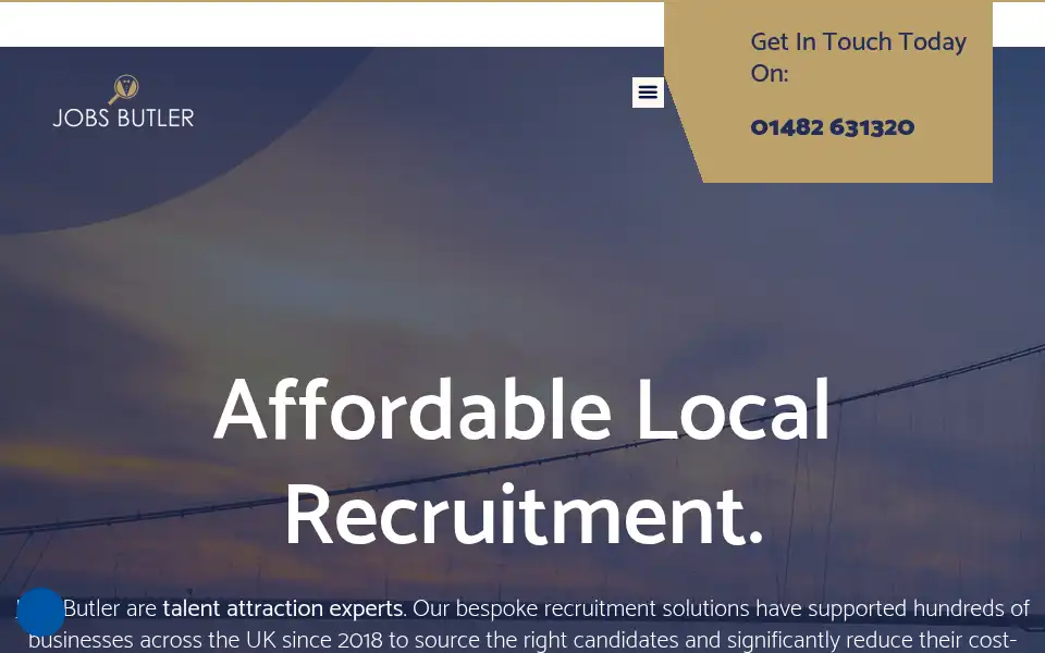 Screenshot of jobsbutler.co.uk