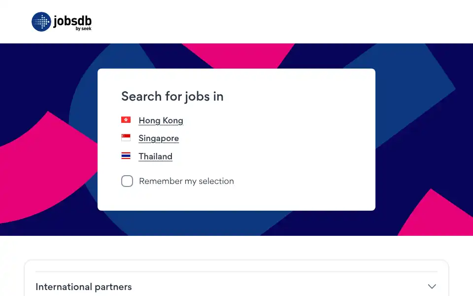 Screenshot of jobsdb.com