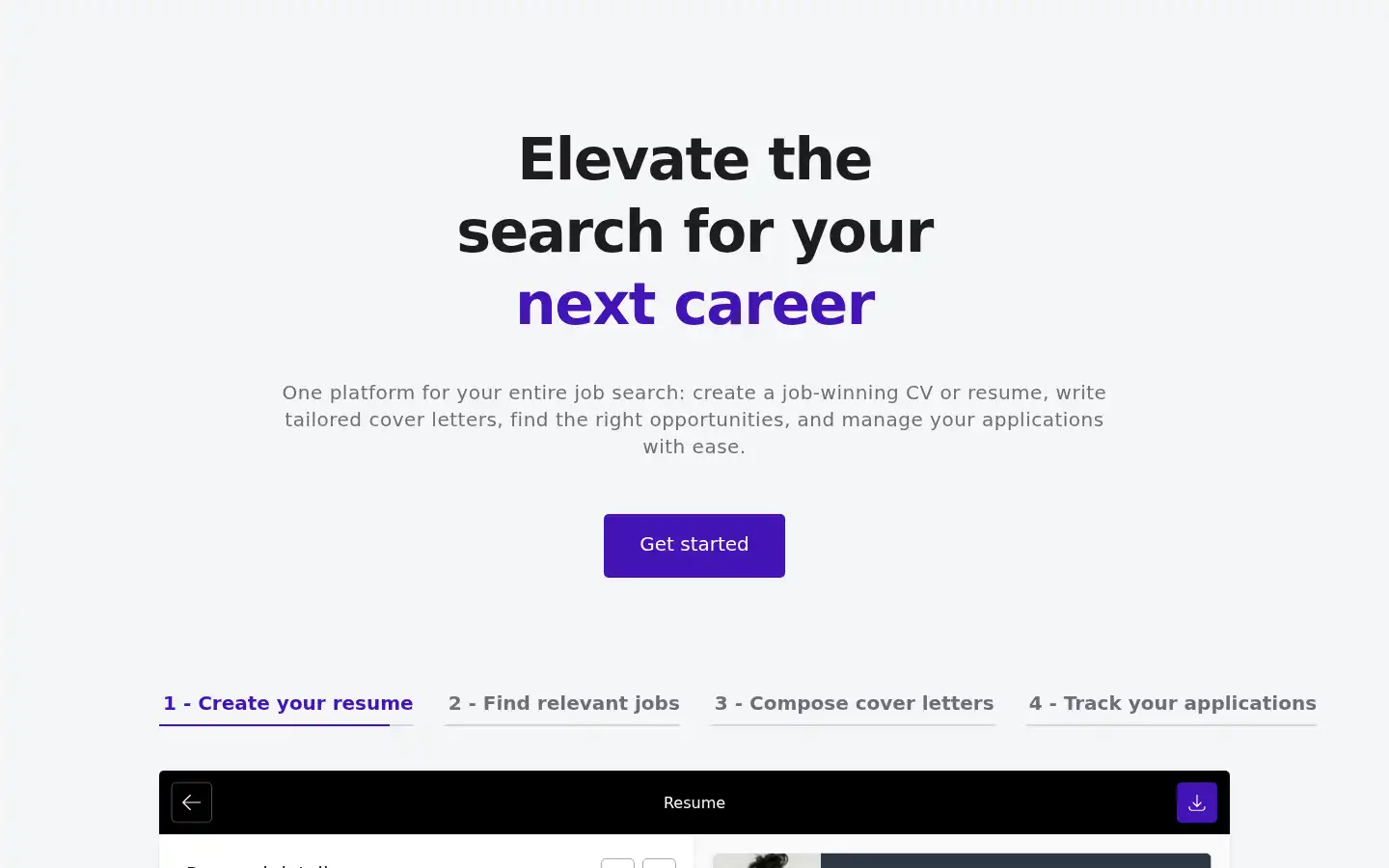 Screenshot of jobseeker.com