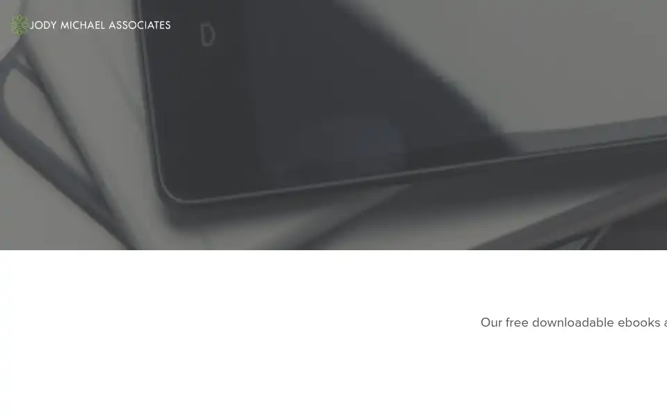 Screenshot of jodymichael.com