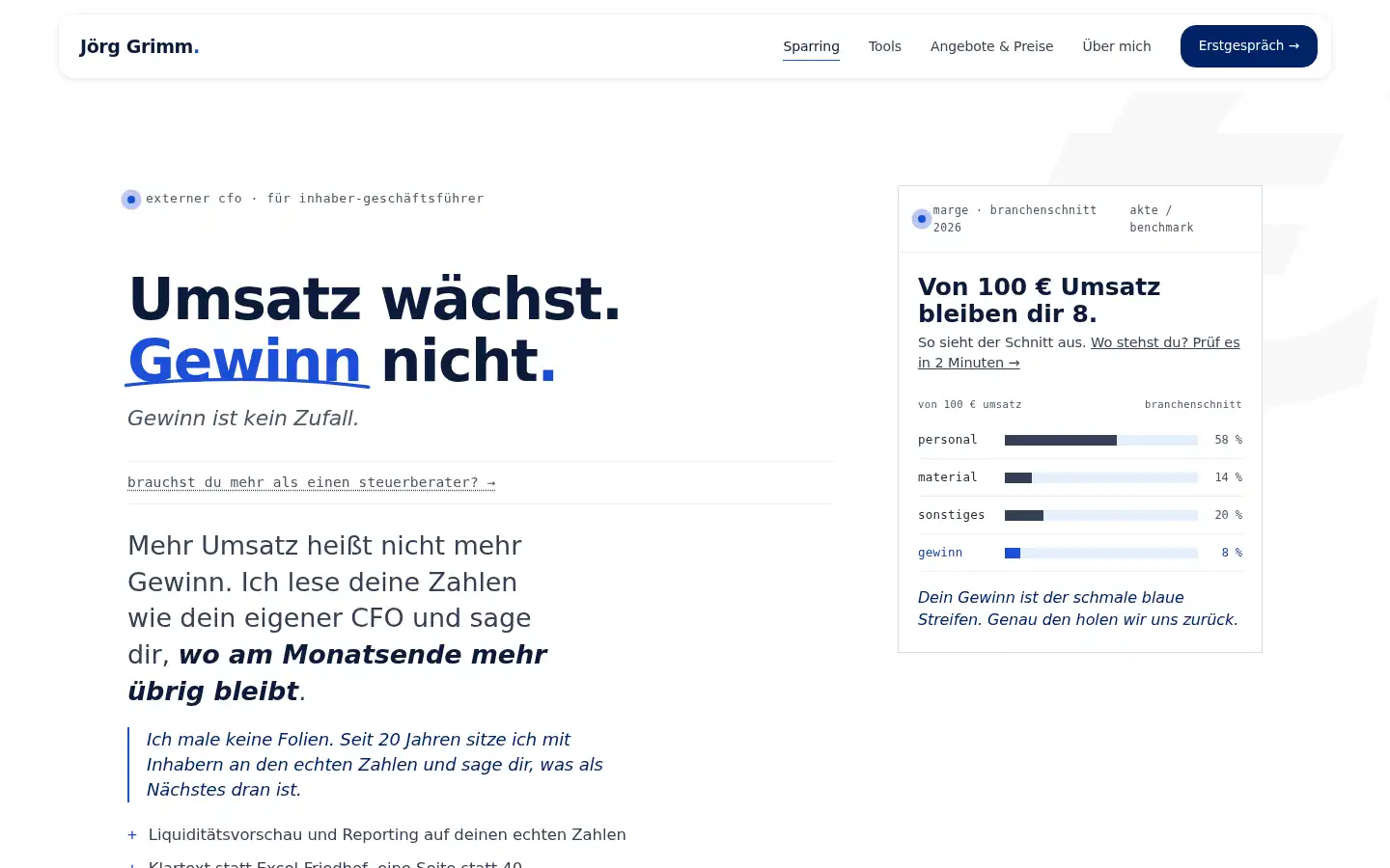 Screenshot of joerggrimm.de
