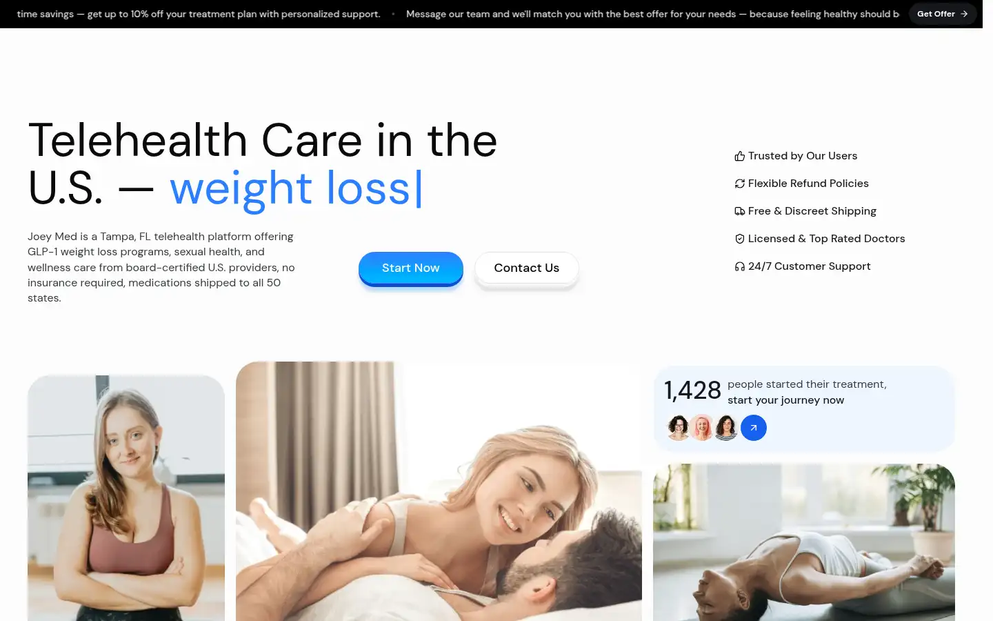 Screenshot of joeymed.com
