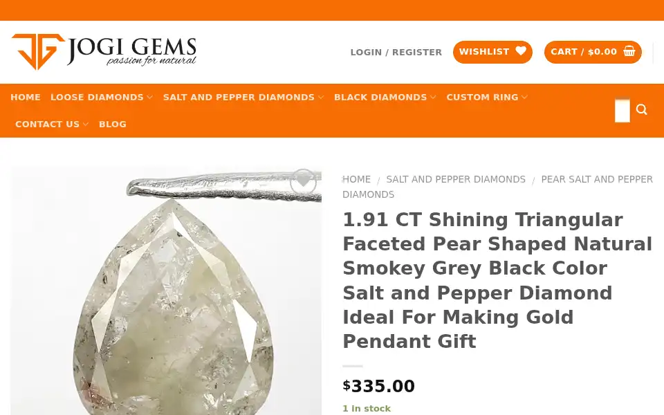 Screenshot of jogigems.com
