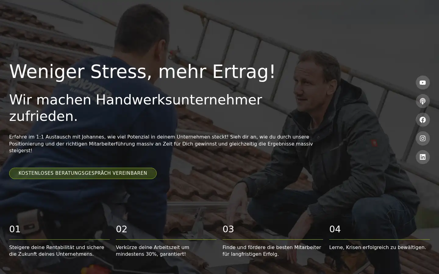 Screenshot of johannesgronover.de