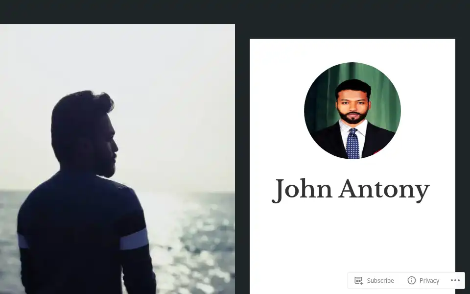 Screenshot of johnantony1993.wordpress.com
