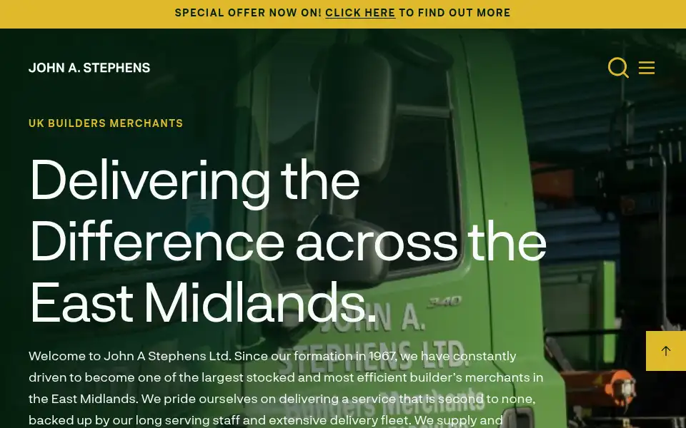 Screenshot of johnastephens.co.uk