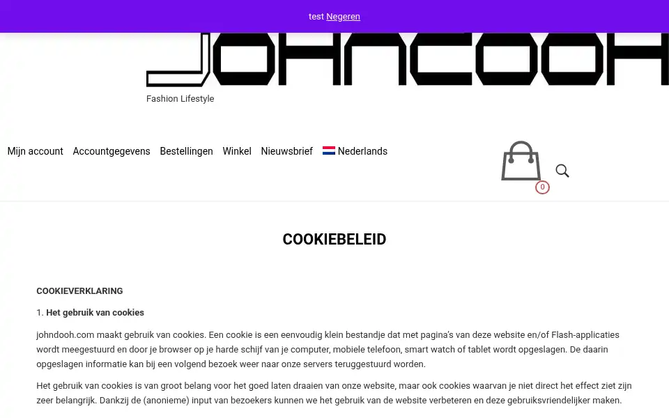Screenshot of johndooh.com