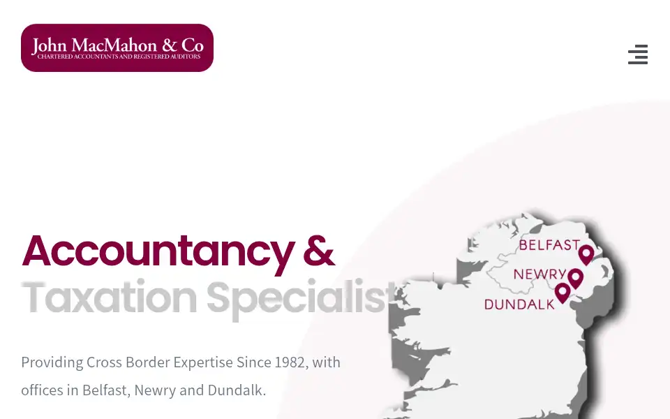 Screenshot of johnmacmahon.com