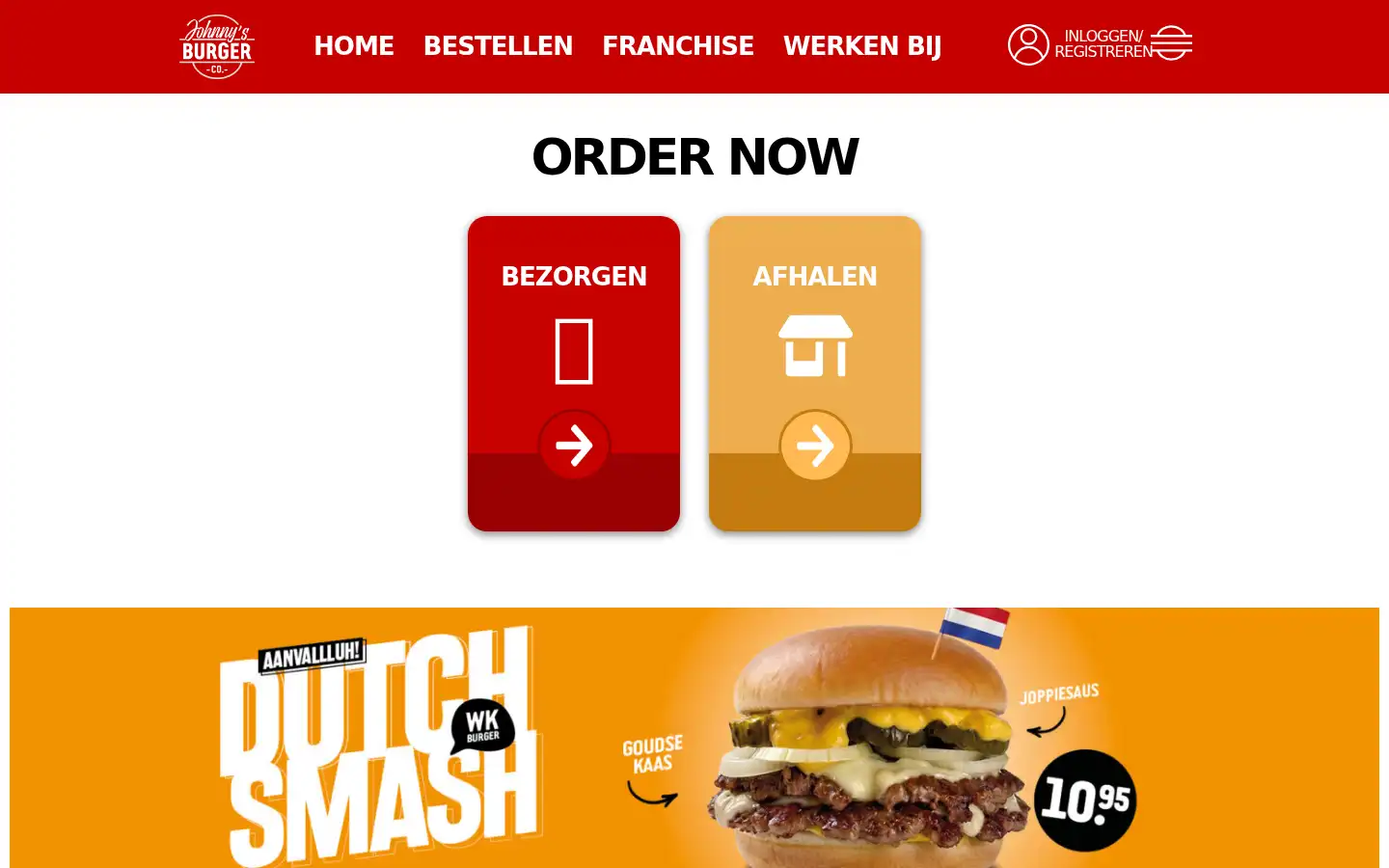 Screenshot of johnnys.nl